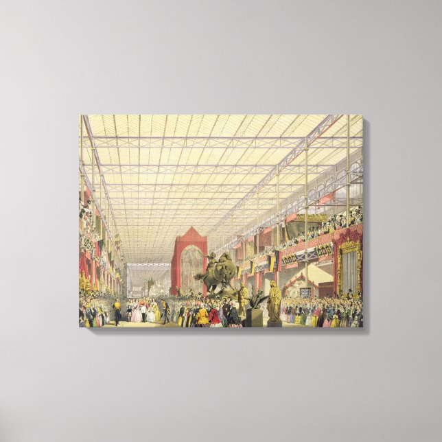 Aussicht auf die fremde Nave der Großen Ausstellun Leinwanddruck (Vorderseite)