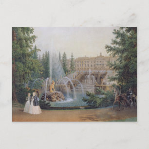 Aussicht auf die frühe Kaskade Postkarte