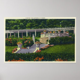 Aussicht auf die Gärten von Yaddo Poster