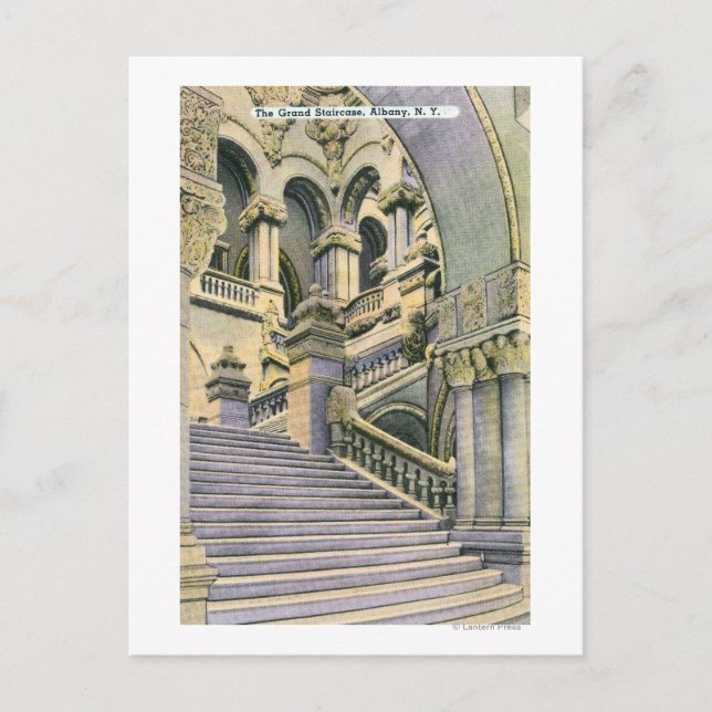 Aussicht auf die Große Treppe Postkarte (Vorderseite)