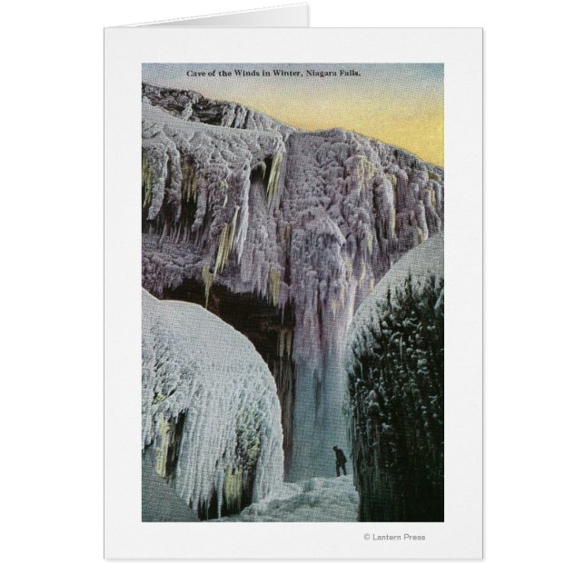 Aussicht auf die Höhle des Windes im Winter (Vorne)