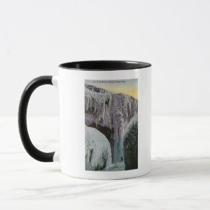 Aussicht auf die Höhle des Windes im Winter Tasse