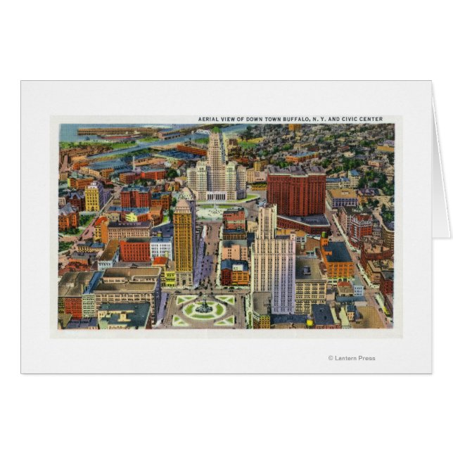 Aussicht auf die Innenstadt und das Stadtzentrum (Vorderseite (Horizontal))