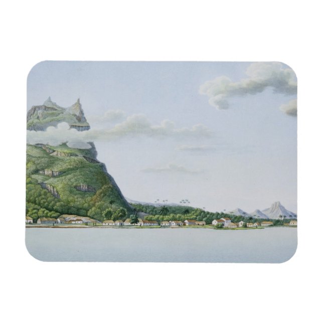 Aussicht auf die Insel Bora Bora, aus dem Auto "Re Magnet (Horizontal)