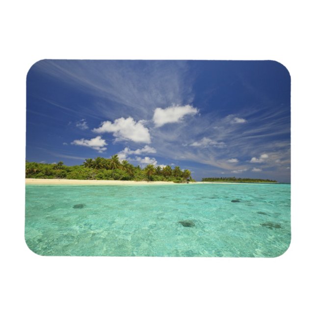 Aussicht auf die Insel Funadoo von Funadovilligill Magnet (Horizontal)