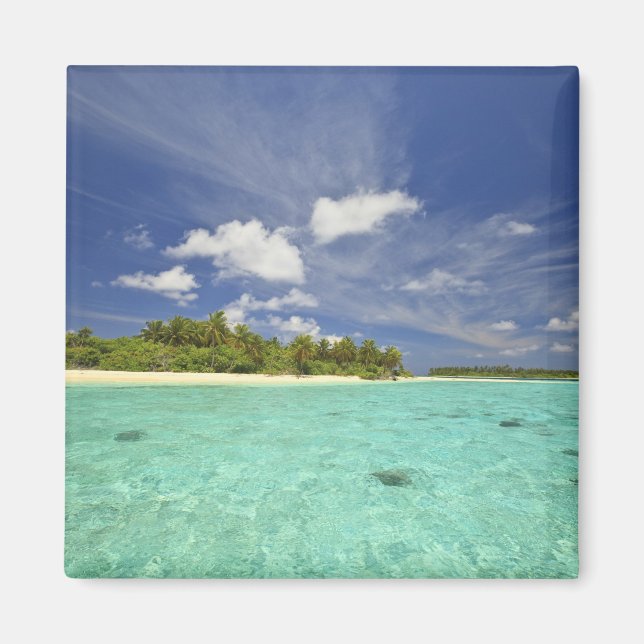 Aussicht auf die Insel Funadoo von Funadovilligill Magnet (Vorne)