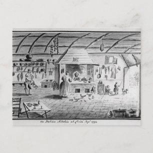 Aussicht auf die italienische Küche in Lerici Postkarte