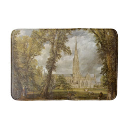 Aussicht auf die Kathedrale von Salisbury (englisc Badematte