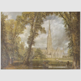 Aussicht auf die Kathedrale von Salisbury (von Joh Seidenpapier