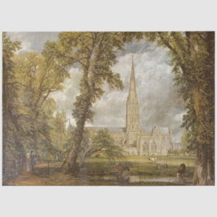 Aussicht auf die Kathedrale von Salisbury (von Joh Seidenpapier