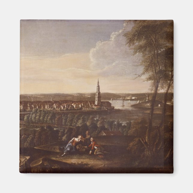 Aussicht auf die Kirche des Heiligen Geistes Magnet (Vorne)