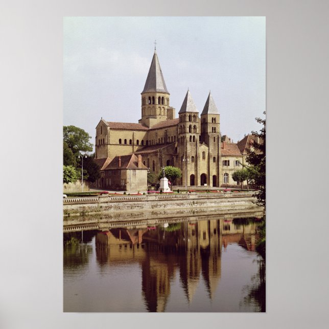 Aussicht auf die Kirche Notre-Dame Poster (Vorne)