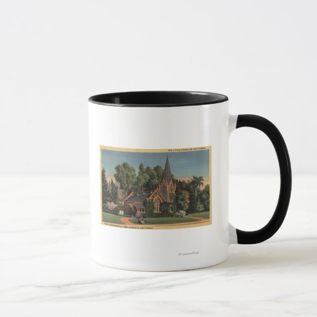 Aussicht auf die kleine Kirche der Blume Tasse (Rechts)