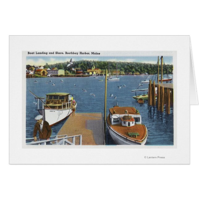 Aussicht auf die Landung und die Küste (Vorderseite (Horizontal))