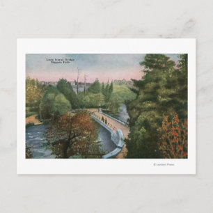 Aussicht auf die Luna Island Bridge Postkarte