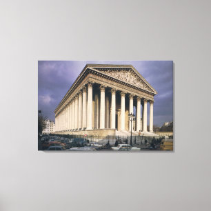 Aussicht auf die Madeleine-Fassade Leinwanddruck