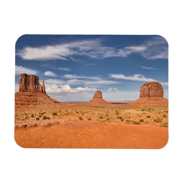 Aussicht auf die Mitten, Monumentaltal Magnet (Horizontal)