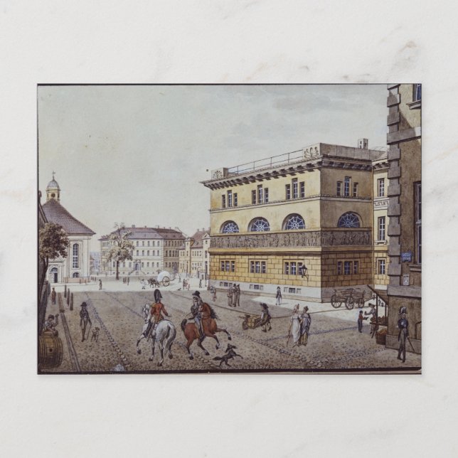 Aussicht auf die Münze, Berlin Postkarte (Vorderseite)