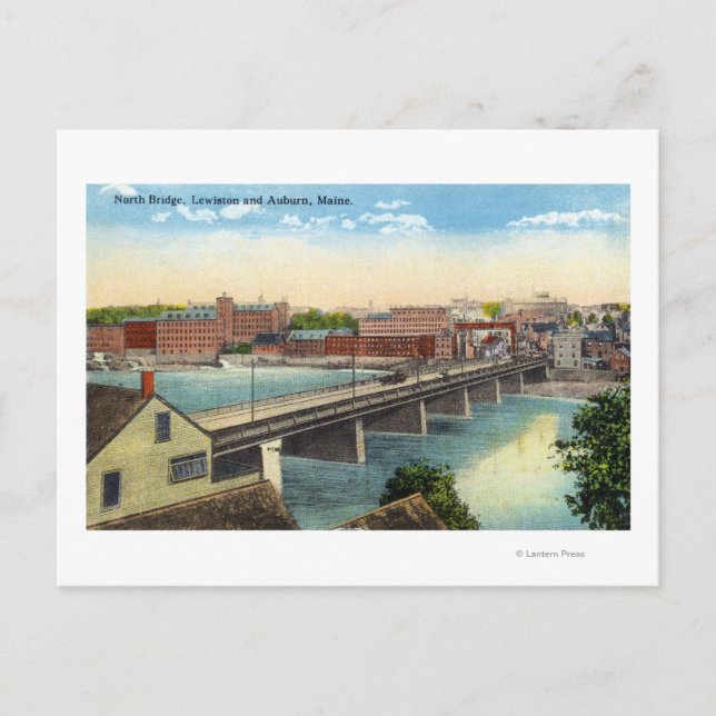 Aussicht auf die Nordbrücke Postkarte (Vorderseite)