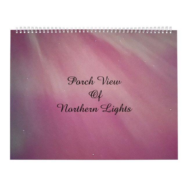 Aussicht auf die Nordlichter / eine / Kalender (Titelbild)