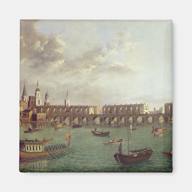 Aussicht auf die Old London Bridge Magnet (Vorne)