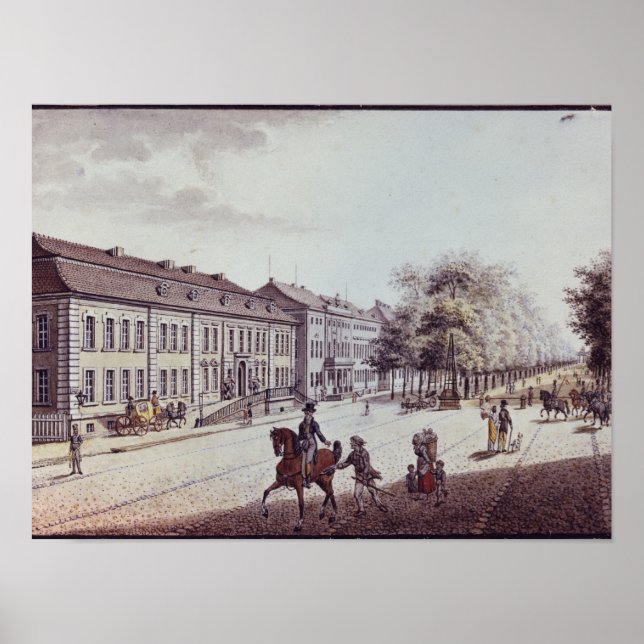 Aussicht auf die Oper, Berlin Poster (Vorne)