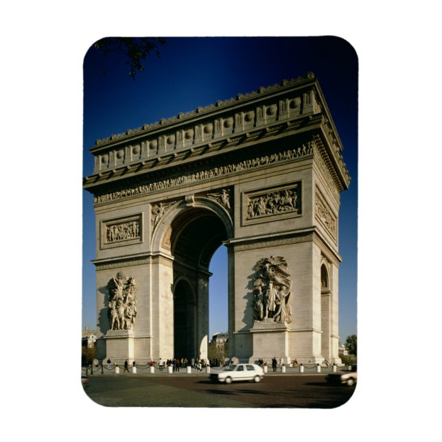 Aussicht auf die Ostfassade, abgeschlossen 1806-86 Magnet (Vertikal)