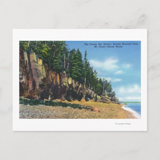 Aussicht auf die Ovens im Bar Harbour Postkarte (Vorderseite)