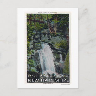 Aussicht auf die Paradiesfälle Postkarte