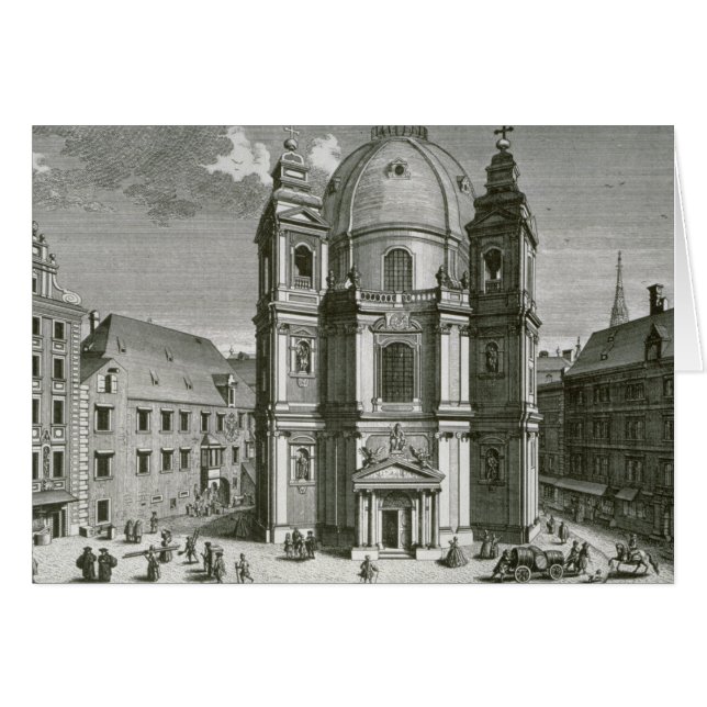 Aussicht auf die Peterskirche (Vorderseite (Horizontal))