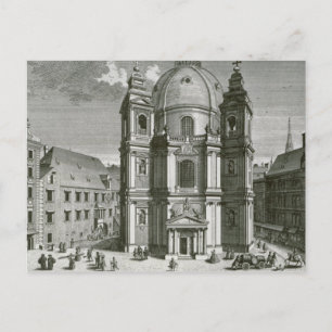 Aussicht auf die Peterskirche Postkarte