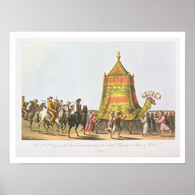 Aussicht auf die Prozession der Vorbereitung des H Poster (Vorne)