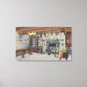 Aussicht auf die Rasenflächen der Parade Leinwanddruck