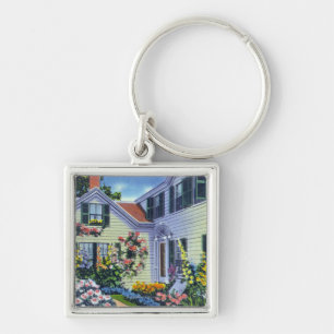 Aussicht auf die Residenz Emily Post Schlüsselanhänger