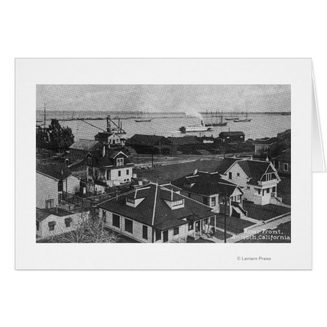 Aussicht auf die Residenzen und die Flussseite (Vorderseite (Horizontal))