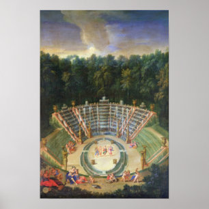 Aussicht auf die Salle de Bal Poster