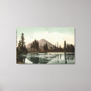 Aussicht auf die schwarzen Tasten entlang der Shas Leinwanddruck