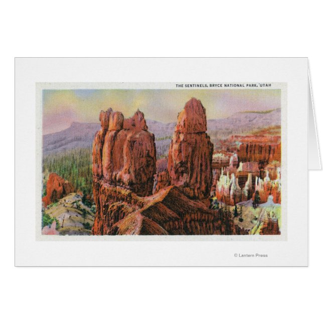 Aussicht auf die Sentinels (Vorderseite (Horizontal))