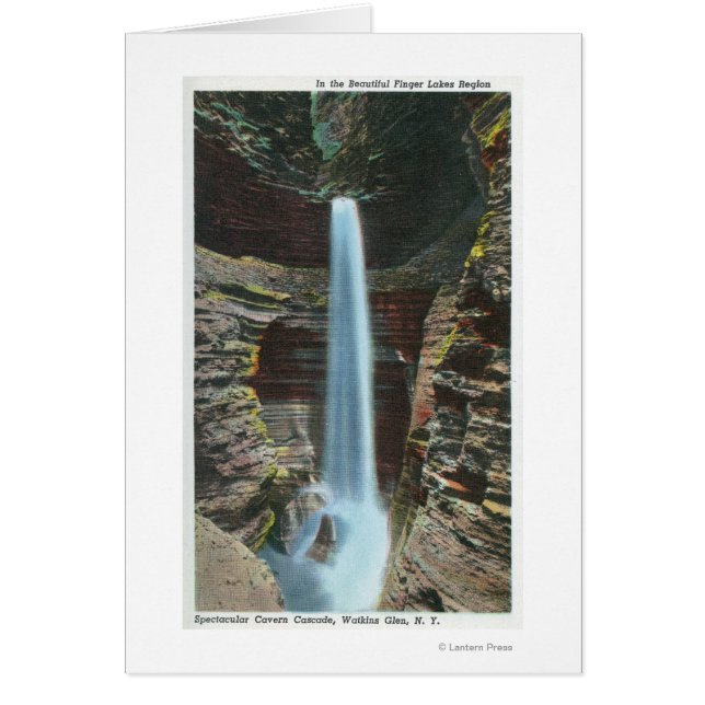 Aussicht auf die spektakuläre Cavern Cascade (Vorne)