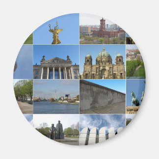 Aussicht auf die Stadt Berlin in Deutschland Magnet