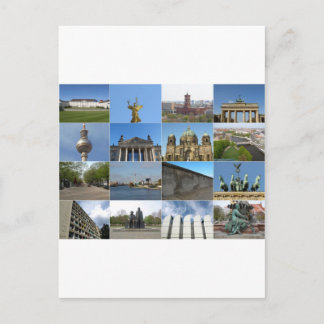 Aussicht auf die Stadt Berlin in Deutschland Postkarte