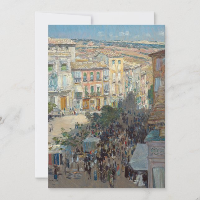 Aussicht auf die Stadt Südfrankreich | Childe Hass (Vorderseite)