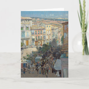 Aussicht auf die Stadt Südfrankreich   Childe Hass Karte