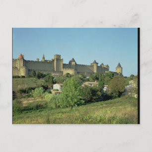 Aussicht auf die Stadtmauern Postkarte