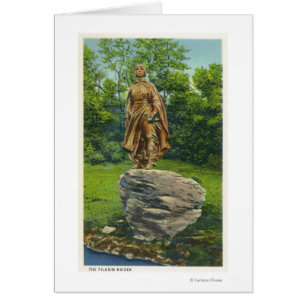 Aussicht auf die Statue Pilgrim Maiden