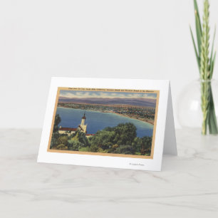 Aussicht auf die Strände Redondo & Hermosa, Kalifo Karte