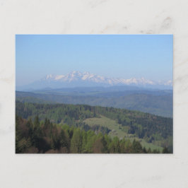 Aussicht auf die Tatra von Beskids Postkarte