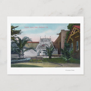 Aussicht auf die Tickler-Fahrt im Idora Park Postkarte