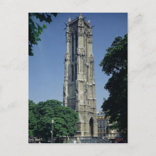 Aussicht auf die Tour Saint-Jacques, 1508-22 Postkarte