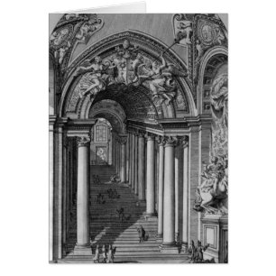 Aussicht auf die Treppe in der Scala Regia
